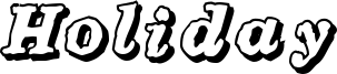 Holiday Font