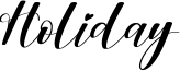 Holiday Font