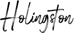 Holingston Font