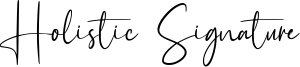 Holistic Signature Font