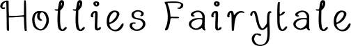 Hollies Fairytale Font