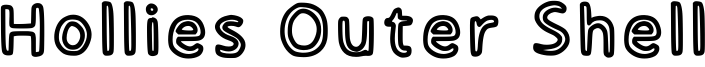 Hollies Outer Shell Font