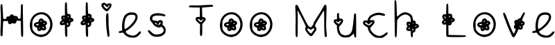 Hollies Too Much Love Font