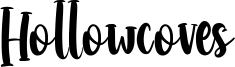 Hollowcoves Font