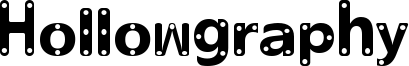 Hollowgraphy Font