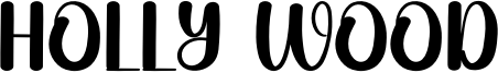 Holly Wood Font