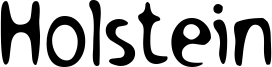 Holstein Font