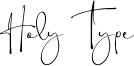 Holy Type Font