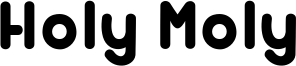 Holy Moly Font