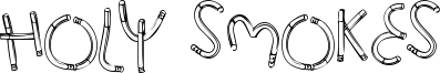 Holy Smokes Font