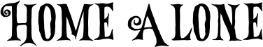 Home Alone Font