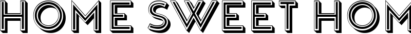 Home Sweet Home Font