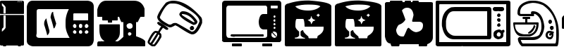 Home Appliances Font