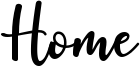 Home Font