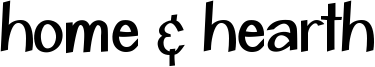 Home & Hearth Font