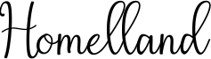 Homelland Font