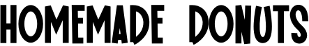 Homemade Donuts Font
