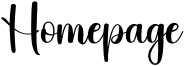 Homepage Font