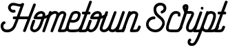 Hometown Free Script.otf