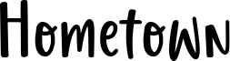 Hometown Font