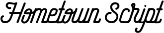 Hometown Script Font