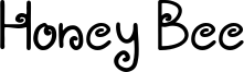 Honey Bee Font