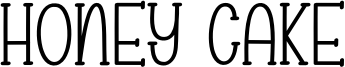 Honey Cake Font