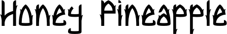 Honey Pineapple Font