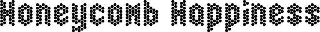 Honeycomb Happiness Font