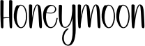 Honeymoon Font