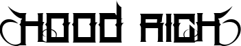 Hood Rich Font