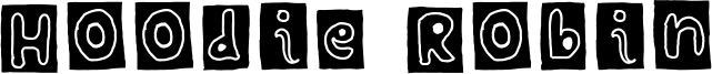 Hoodie Robin Font