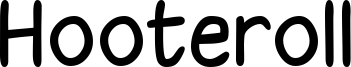 Hooteroll Font