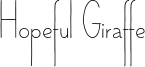 Hopeful Giraffe Font