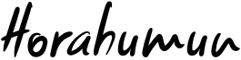 Horahumun Font