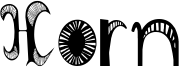 Horn Font
