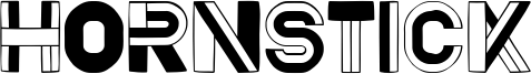 Hornstick Font