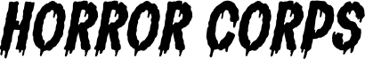 Horror Corps Font
