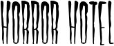 Horror Hotel Font