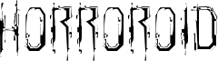 Horroroid Font