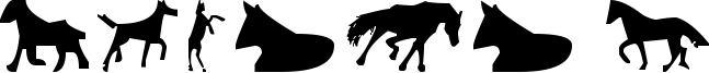 Horses 1 Font