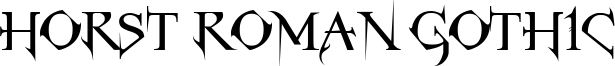 Horst Roman Gothic Font