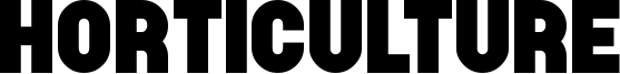 Horticulture Font