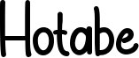 Hotabe Font