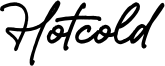 Hotcold Font