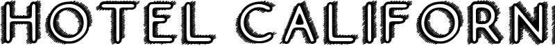 Hotel California Font