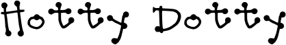 Hotty Dotty Font