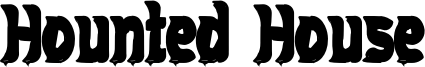 Hounted House Font