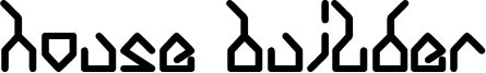 house builder Font