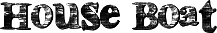 House Boat Font